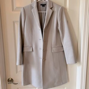 Theory wool blend coat [light grey]